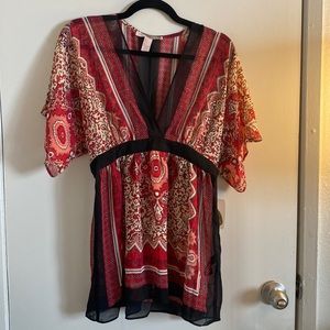 Forever 21 sheer babydoll shirt. NWT. Size Small